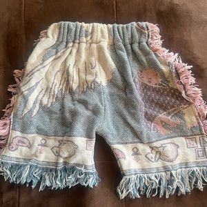 Handmade tapestry shorts